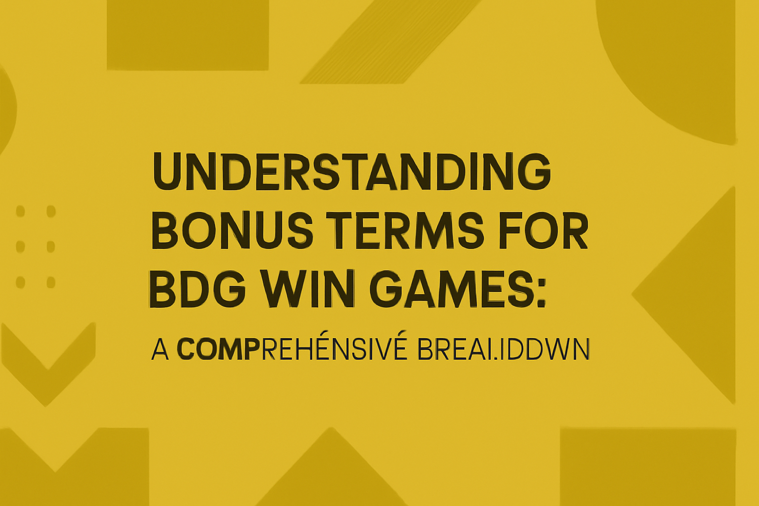 Neutral informational scene about BDG Win Games with clear text.