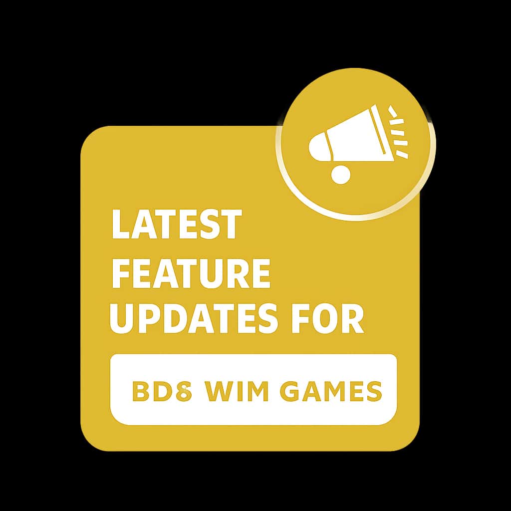 A professional icon representing the latest updates for BDG Win Games.