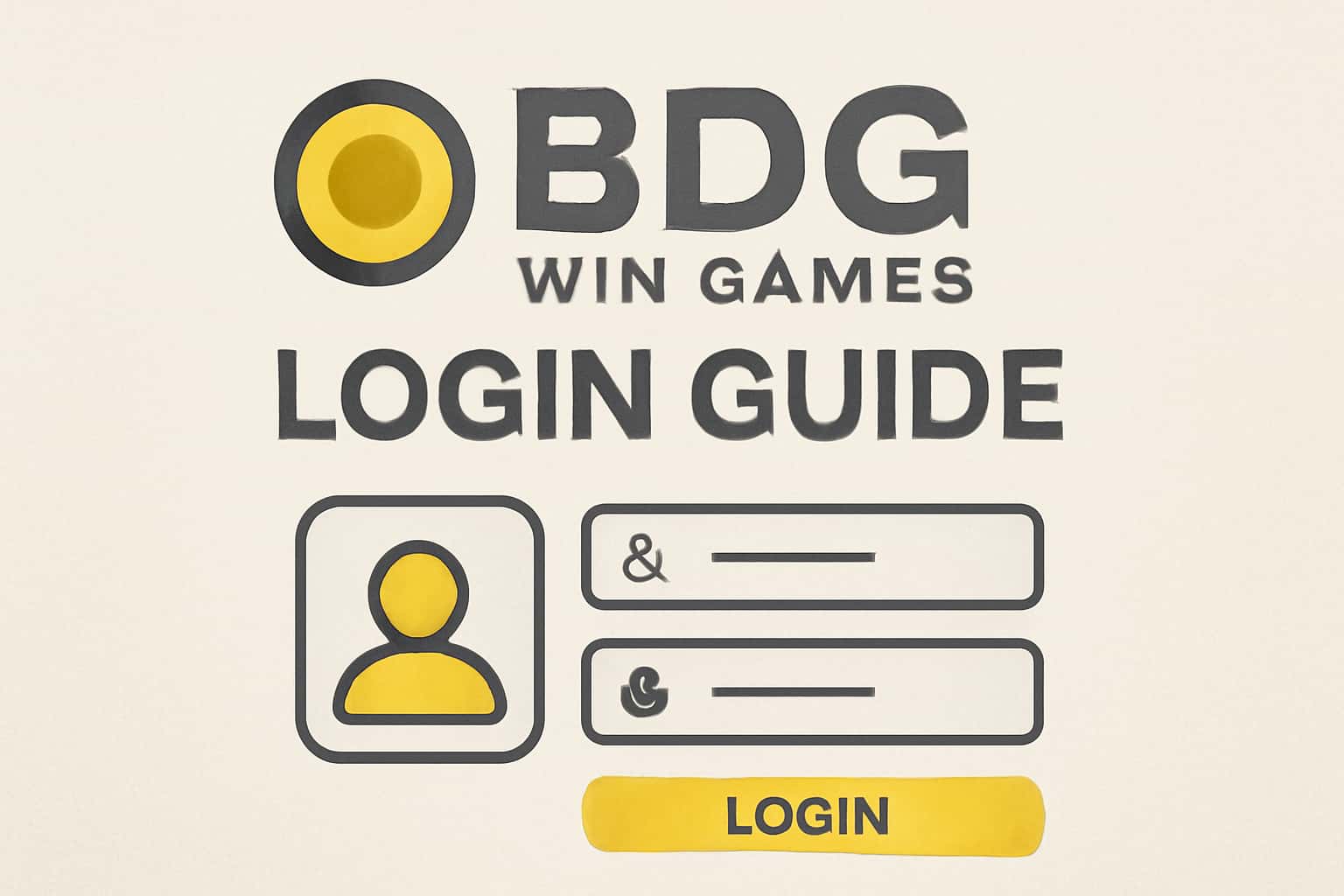An informative scene depicting the BDG Win Games Login Guide.