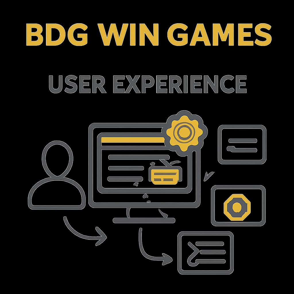 An educational illustration about user experience with BDG Win Games.