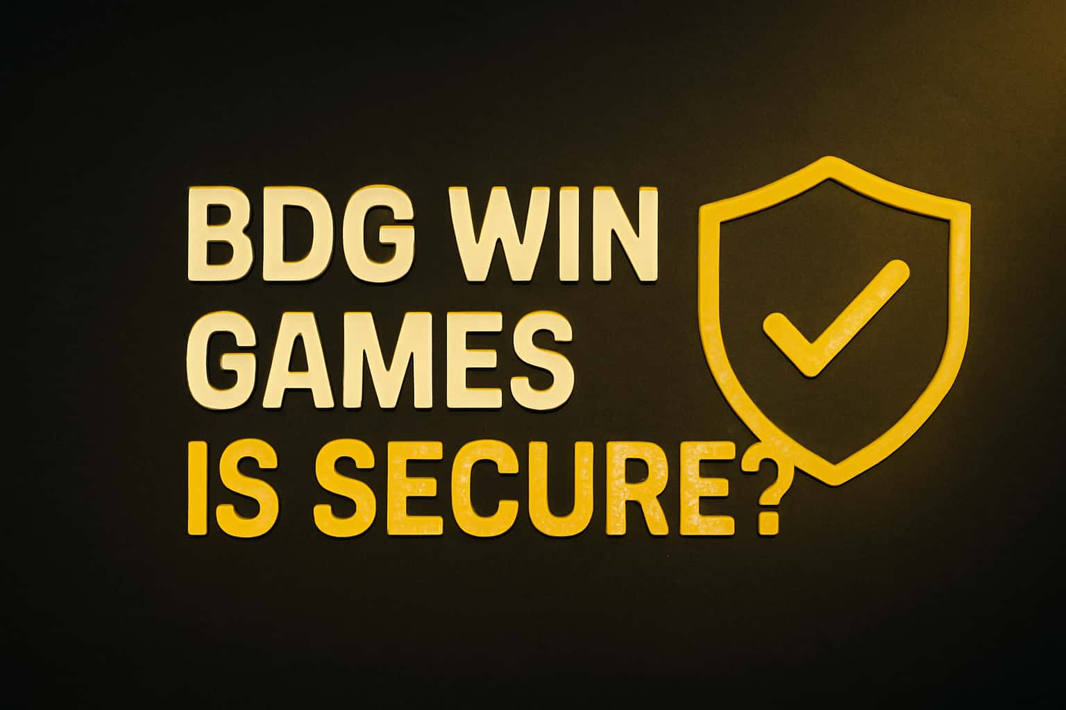An informational scene illustrating the security of BDG Win Games.