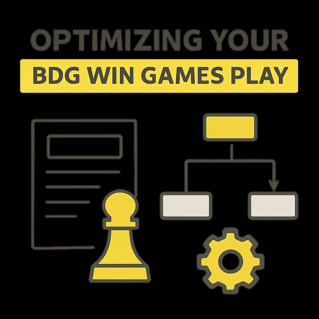 An educational diagram on optimizing gameplay in BDG Win Games.