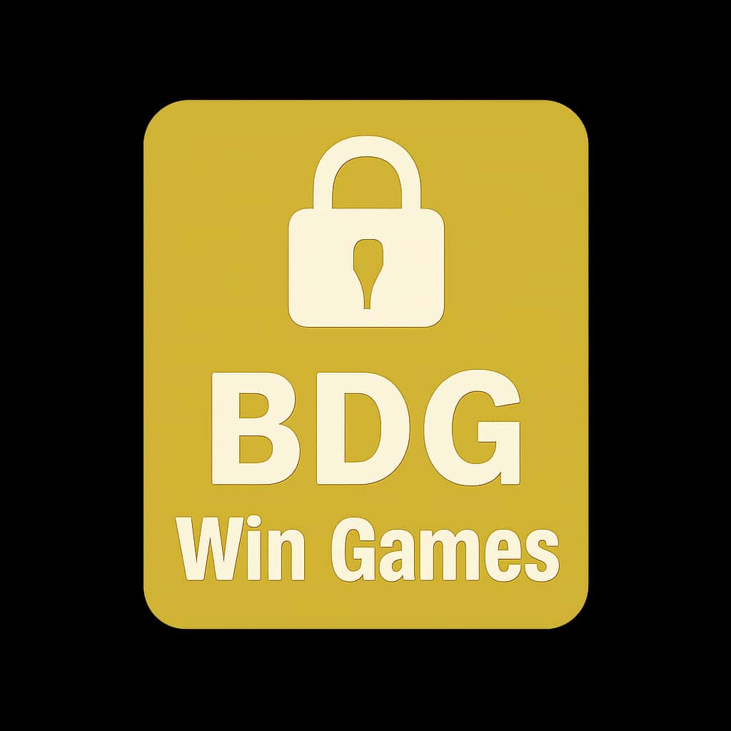 An icon symbolizing account security tips for BDG Win Games.