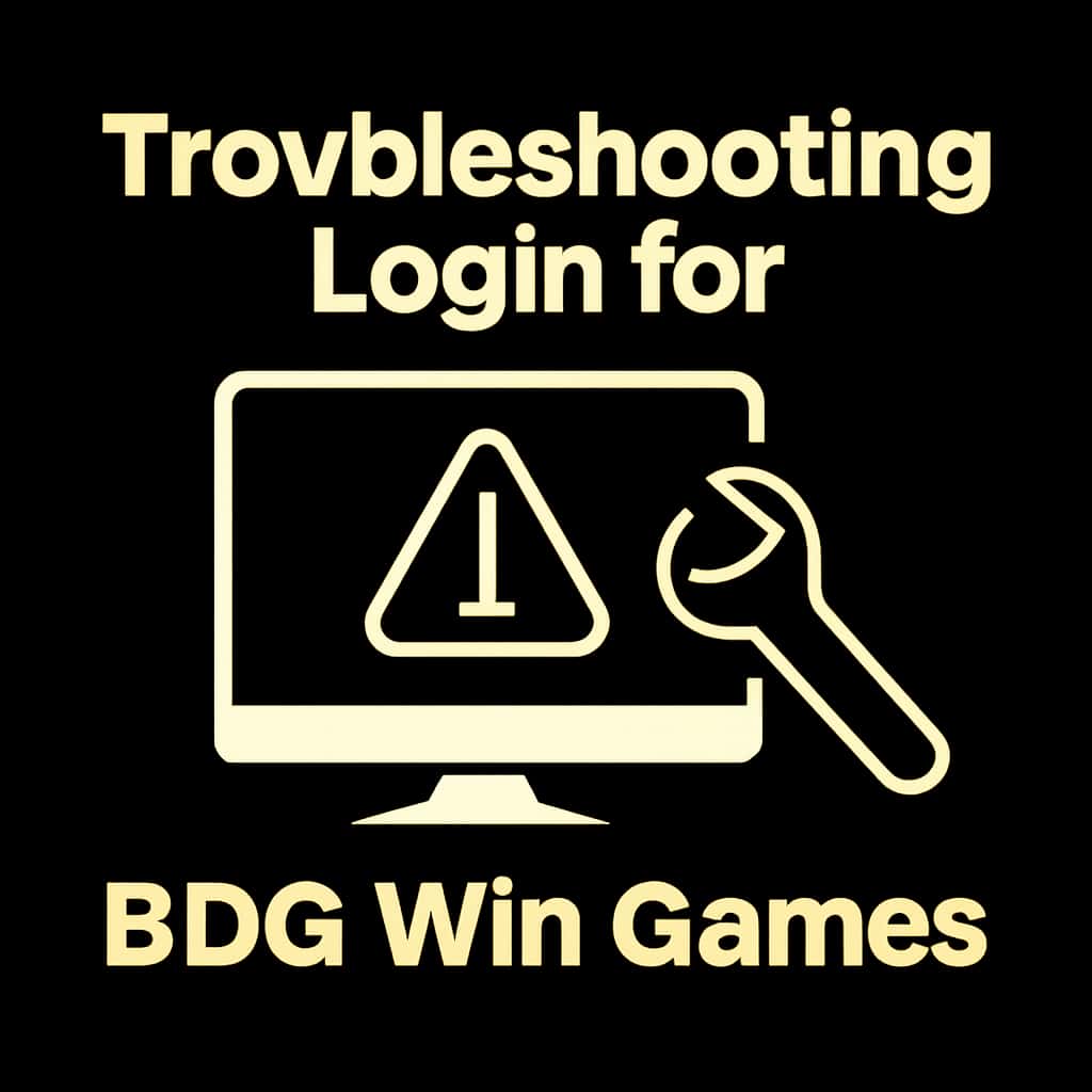 Icon representing help and guidance for BDG Win Games login issues.